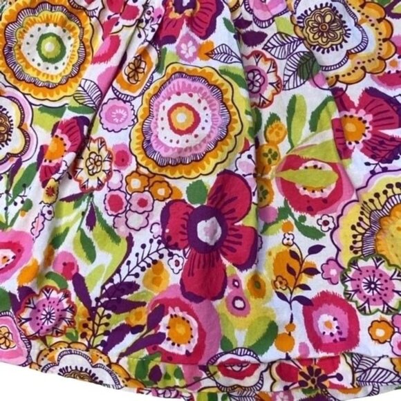 Vera Bradley Baby Floral Peter Pan Collar Top Size 0-3 Months - Picture 2 of 5